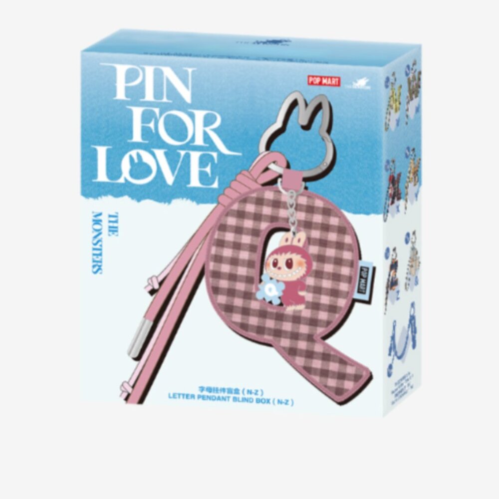 Labubu The MONSTERS PopMart Pin for Love Letter Pendants N-Z Blind Boxes - Picture 2 of 15